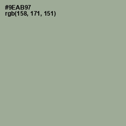 #9EAB97 - Sage Color Image