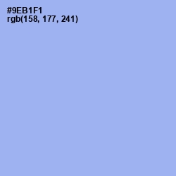 #9EB1F1 - Jordy Blue Color Image