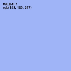 #9EB4F7 - Jordy Blue Color Image