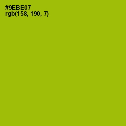 #9EBE07 - Citron Color Image