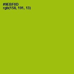 #9EBF0D - Citron Color Image