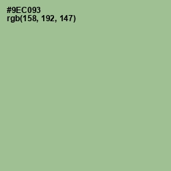 #9EC093 - Feijoa Color Image