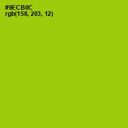 #9ECB0C - Pistachio Color Image