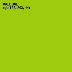 #9ECB0E - Pistachio Color Image
