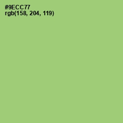#9ECC77 - Wild Willow Color Image