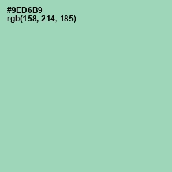 #9ED6B9 - Algae Green Color Image