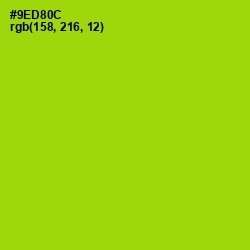 #9ED80C - Pistachio Color Image