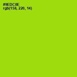 #9EDC0E - Pistachio Color Image