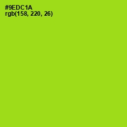 #9EDC1A - Pistachio Color Image