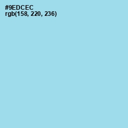 #9EDCEC - Morning Glory Color Image