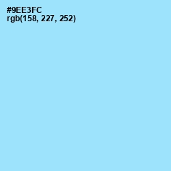 #9EE3FC - Anakiwa Color Image