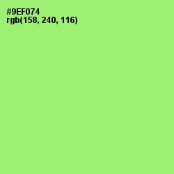 #9EF074 - Conifer Color Image