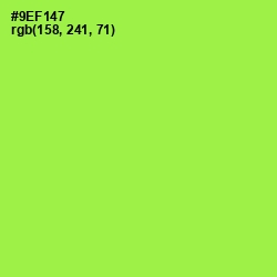 #9EF147 - Conifer Color Image