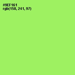 #9EF161 - Conifer Color Image