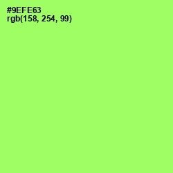 #9EFE63 - Conifer Color Image