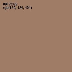 #9F7C65 - Toast Color Image