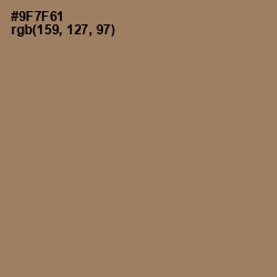 #9F7F61 - Toast Color Image