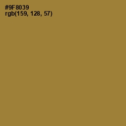 #9F8039 - Sycamore Color Image