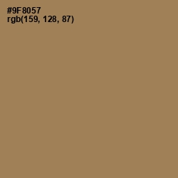 #9F8057 - Barley Corn Color Image