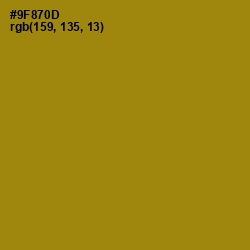 #9F870D - Reef Gold Color Image