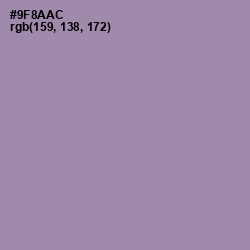 #9F8AAC - Manatee Color Image