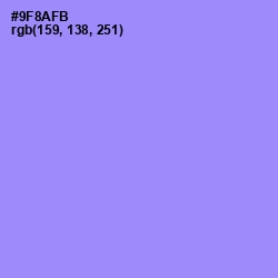 #9F8AFB - Portage Color Image