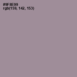 #9F8E99 - Venus Color Image