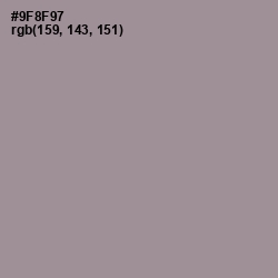 #9F8F97 - Venus Color Image