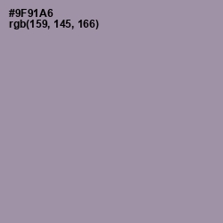 #9F91A6 - Manatee Color Image