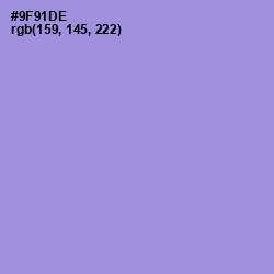 #9F91DE - Blue Bell Color Image