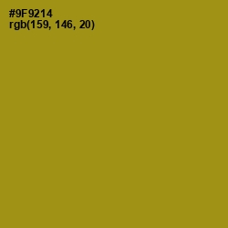 #9F9214 - Reef Gold Color Image