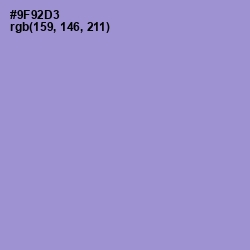 #9F92D3 - Blue Bell Color Image