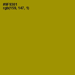 #9F9301 - Reef Gold Color Image