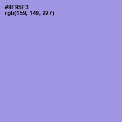 #9F95E3 - Portage Color Image