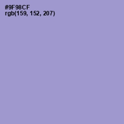 #9F98CF - Blue Bell Color Image