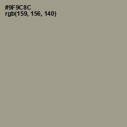 #9F9C8C - Lemon Grass Color Image