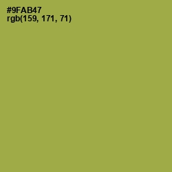 #9FAB47 - Chelsea Cucumber Color Image