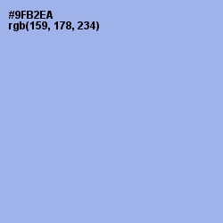 #9FB2EA - Jordy Blue Color Image