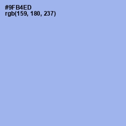 #9FB4ED - Jordy Blue Color Image