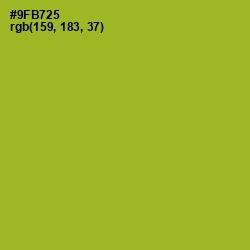 #9FB725 - Sushi Color Image