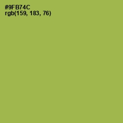 #9FB74C - Chelsea Cucumber Color Image