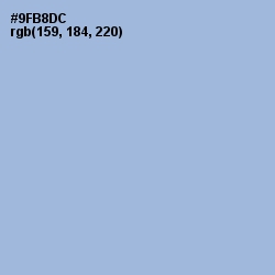 #9FB8DC - Rock Blue Color Image