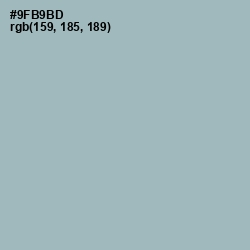 #9FB9BD - Gull Gray Color Image