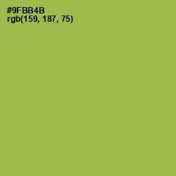 #9FBB4B - Chelsea Cucumber Color Image