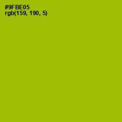 #9FBE05 - Citron Color Image