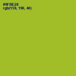 #9FBE28 - Sushi Color Image
