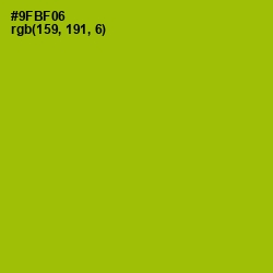 #9FBF06 - Citron Color Image
