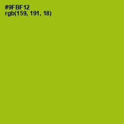 #9FBF12 - Citron Color Image
