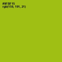 #9FBF15 - Citron Color Image