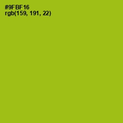 #9FBF16 - Citron Color Image